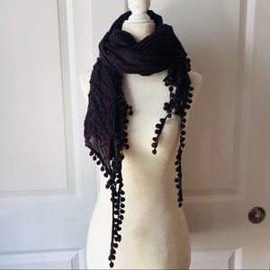 Anthropologie Grape Scarve
